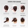 200pcs Ballet Hair Bun Cover Sets, 100Pcs 50cm Nylon Invisible Hair Net Invisible Elastic Edge Mesh, 100Pcs U Shaped Pins Fits Food Service, Ballet Bun,Wig and Women(200PCS Sets,Beige) view 2