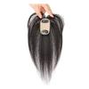 4 * 8 Cm French Bangs Natural Human Hair Machine Made Cover Gray Hair 10inch Straight Bangs for Woman Hairpiece Clip In Hair Toppers (Dark brown) view 3