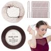 100Pcs Hair Nets for Buns  Invisible Mesh Ballet Hair Nets & Bun Pins for Dance | Brown Hair Nets for Ballet Girls & Women Wig Net Accessories(20 Inches 50pcs Nets & 50Pcs U Shaped Pins) view 1