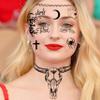 12 Sheets Halloween Face Tattoo Set, 4 Sheets Malone Tattoos Rapper Prisoner, Malone Face Tattoo Sticker For Adults Women Men, Small Fake Gothic Halloween Costume Temporary Tattoos Skull Kits view 3