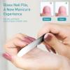 3-Pack Crystal Glass Nail Files with Cases - Professional Czech Glass Double-Sided Etched Files for Natural Nails, Gentle Nail Care, Unique Stocking Stuffers for Women and Adults view 4