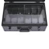 19.7 Inch Barber Case Black Barber Carrying Case, Hair Stylist Tool Kits Organizer, Professional Beauty Barber Salon Tool Kits, Portable Barber Travel Carrying Case with Code Lock view 4