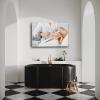 LHGVQXZA Beauty Salon Hair Removal Poster Beauty Spa Decoration Poster Laser Hair Removal Poster Canvas Painting Wall Art Poster for Bedroom Living Room Decor 18x12inch(45x30cm), Frame-style view 2