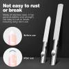 CoguZed 2 PCS Stainless Steel Nail File, Double Sided Metal Nail Files for Natural Nails, Heavy Duty Reusable Fingernail & Toenail File for Men & Women, Salon & Travel Use view 4