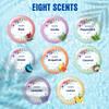 CalmNFiz Shower Steamers Aromatherapy 16 Pack Gifts for Women, Shower Bombs with Essential Oils, Self Care Relaxation, Easter Basket Stuffers, Birthday Gifts for Mom Wife view 3
