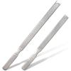 2-Pack Stainless Steel Toe Nail Files, 4-Sided Design for Thick Nails, Ideal for Men, Seniors, and Dogs view 1