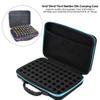 Essential Oil Carrier Bag Case, Essential Oil Carrying Case Hard Shell Case 60 Bottles Suitable For Bottles 5ml,15ml Storage Bag(Bule) view 3