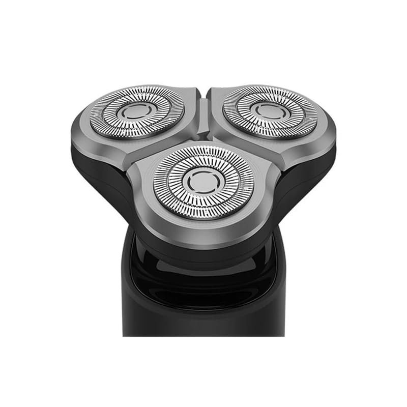 CHMINGYUE S300 Electric Razor Replacement Cutter Head Parts Fit For Xiaomi Mijia S300 S500 S500C Electric Razor Cutter Head Three Cutter Heads, Black
