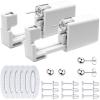 Disposable Ears Piercing Guns, Easy Self Piercing Kit with Stainless Steel CZ Stud Earrings, Suitable Anyone Wanting to Pierce Ears at Home (Silver) view 1