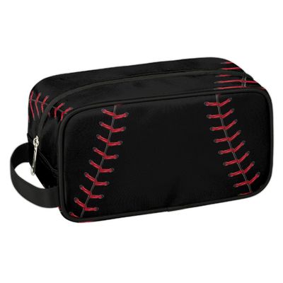 ADTASU Baseball Kids Toiletry Bag for Boys, Kids Dopp Kit, Waterproof Lightweight Cosmetic Bag Wash Bag Toiletry Bag for Boys Toddler Travel Essential