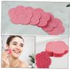 HAPINARY 60pcs Wood Pulp Compressed Facial Sponges Flower Shape Makeup Removal Pads for Gentle Cleansing and Exfoliating for Daily Use and Travel Soft Biodegradable view 2