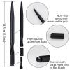 Guapa Professional Manual Microblading Pen Kit with 20 Disposable Microblading Needles - Matte Black/Pink Pen,Ergonomic Design for Eyebrow and Lip Tattooing (Kit 1-Black) view 2