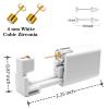 Disposable Ears Piercing Guns, Easy Self Piercing Kit with Stainless Steel CZ Stud Earrings, Suitable Anyone Wanting to Pierce Ears at Home (Gold- White) view 4