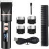FFCJJD Hair Clippers for Men, Clippers for Hair Cutting, Rechargeable Cordless Hair Trimmers with Charging Stand, Hair Cutting Kits for Family, for Men Dad Boyfriend Husband view 2