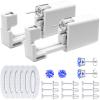 Disposable Ears Piercing Guns, Easy Self Piercing Kit with Stainless Steel CZ Stud Earrings, Suitable Anyone Wanting to Pierce Ears at Home (Blue) view 1