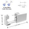 Disposable Ears Piercing Guns, Easy Self Piercing Kit with Stainless Steel CZ Stud Earrings, Suitable Anyone Wanting to Pierce Ears at Home (Blue) view 4