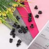 100PCS Black Plastic Mini Clips, Strong Grip, Lovely Design, Cute Hair Clip Clamp for Girls, Baby, Women, DIY Hair Accessories view 3