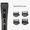 FFCJJD Professional Hair Clippers Cordless Hair Trimmer Low Noise Hair Cutting Kit Hair Removal Machine with LED Display Hairdressing Cape and Travel Bag for Barbers and Stylists view 2