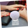 LALADEFIEE Nail Brush Makeup Tool for Fingernail Cleaning and Nail Art Ergonomic Design Powder Brush Soft Bristles for Comfortable to Hold for Manicure and Pedicure view 3