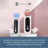 EVOLVE UP Facial Skin Scrubber - Face Cleansing Spatula, Blackhead Remover, Facial Pore Extractor - Portable & Ergonomic Design for Deep Cleansing - 5 in 1 Skincare with Red & Blue Light Stimulation view 2