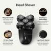 MANSCAPED The Dome Shaver PRO Head Shaver for Bald Men  Five Rotary Blade Design with SkinSafe & FlexAdjust Technology, Waterproof, USB-C & Wireless Charging Compatible with Travel Lock view 2