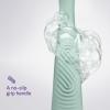 Flamingo 5-Blade Razors | for Women | Handle + Gel + Holder | Sage | Pack of 2 view 4