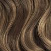 Luxy 100% Remy Human Hair - Seamless Clip-In Hair Extensions - Multi-Dimensional Color for Natural Blending, Adds Volume & Length 240 grams 24" Ash Brown Balayage view 2