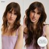 Luxy 100% Remy Human Hair - Seamless Clip-In Hair Extensions - Multi-Dimensional Color for Natural Blending, Adds Volume & Length 240 grams 24" Ash Brown Balayage view 4