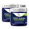 Exfoliating Foot Scrub with Pumice Stone powder - Gentle Moisturizing Foot Scrub for Dry Skin - Cracked Heel Repair for Smooth, Soft Feet - Pedicure Foot Spa 2 Pack view 1