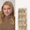Luxy 100% Remy Human Hair  Scalp Hair Fill-Ins - Clip-Ins for Scalp & Part Line Coverage - Natural Coverage for Thinning Areas, Lightweight Mesh Bands 30 grams 12" Dimensional Beige Blonde view 1