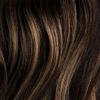 Luxy 100% Remy Human Hair Extensions for Thin Hair Thinning Hair Fill-Ins  6 Seamless Wefts Multi-Dimensional Color Blend - Natural-Looking Volume & Coverage 80 grams 16" Dark Brown Balayage view 2