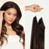 Luxy 100% Remy Human Hair  Halo Clip-In Hair Extensions Natural Looking Volume & Length - One-Piece - Easy 5-Min Application 180 grams 20" Mocha Brown Balayage view 1