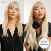 Luxy 100% Remy Human Hair  Halo Clip-In Hair Extensions Natural Looking Volume & Length - One-Piece - Easy 5-Min Application 180 grams 20" Mocha Brown Balayage view 4