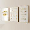 3 Pieces Eyebrow Lamination Aftercare Poster Beauty Art Brow Lift Art Brow Perm Care Prints Canvas Painting Framed Artwork for Beauty Salon Brow Studio Decoration with Inner Frame view 1