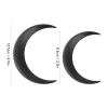 2 pcs Moon Hair Forks ABS Decoration Hair Cards Hair Sticks Moon Hair Pins Hair Accessories for Decoration (Black) view 4