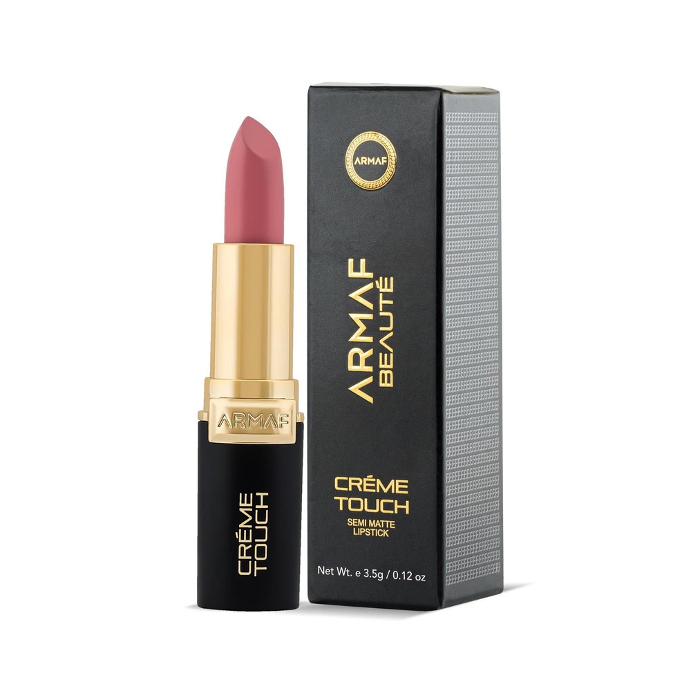 Armaf Beaut Crme Touch Bullet Lipstick - Matte Lipstick For Women, Enriched With Shea Butter | Copper Rose