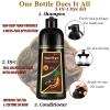Natural Black Tea Hair Dye Shampoo 3-in-1, 100% Gray Hair Coverage in Minutes, Hair Instant Dye Shampoo for Women Men, Plant Based Hair Color Shampoo with Conditioner, Champu Con Tinte Para Canas view 4
