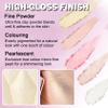 IONSGAKO White Highlighter Makeup Palette Face Highlighter Powder Iluminadores De Maquillaje Narutal Shimmer Glitter Highlighter Contour Powder Makeup Palette-02 Quicksand Gold view 4
