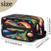 Rainbow Dinosaur Toiletry Bag for Women Hanging Travel Toiletry Bag Large Makeup Bag Travel Cosmetic Bag Dopp Kit for Men Shaving Bag for Travel Accessories view 2