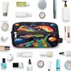 Rainbow Dinosaur Toiletry Bag for Women Hanging Travel Toiletry Bag Large Makeup Bag Travel Cosmetic Bag Dopp Kit for Men Shaving Bag for Travel Accessories view 4