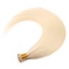 100G/Pack Human Hair I-Tip Hair Extensions I Tips Hair Extensions Real Human Hair for Black Women Straight 22" #613 Color view 2
