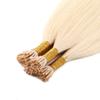 100G/Pack Human Hair I-Tip Hair Extensions I Tips Hair Extensions Real Human Hair for Black Women Straight 22" #613 Color view 4