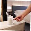 Amosfun 3pcs Transparent Cotton Pad Holder with Lid Cosmetic Cotton Pads Storage Container Elegant Design for Easy Access Refilling for Makeup Organization Vanity Decor view 3