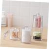 Amosfun 3pcs Transparent Cotton Pad Holder with Lid Cosmetic Cotton Pads Storage Container Elegant Design for Easy Access Refilling for Makeup Organization Vanity Decor view 4
