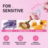 Beauty7 Sensitive Eyebrow Wax Strips Kit - 24 Strips with Pearl Powder & Essential Oil for Women with Sensitive Skin view 2
