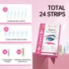 Beauty7 Sensitive Eyebrow Wax Strips Kit - 24 Strips with Pearl Powder & Essential Oil for Women with Sensitive Skin view 3