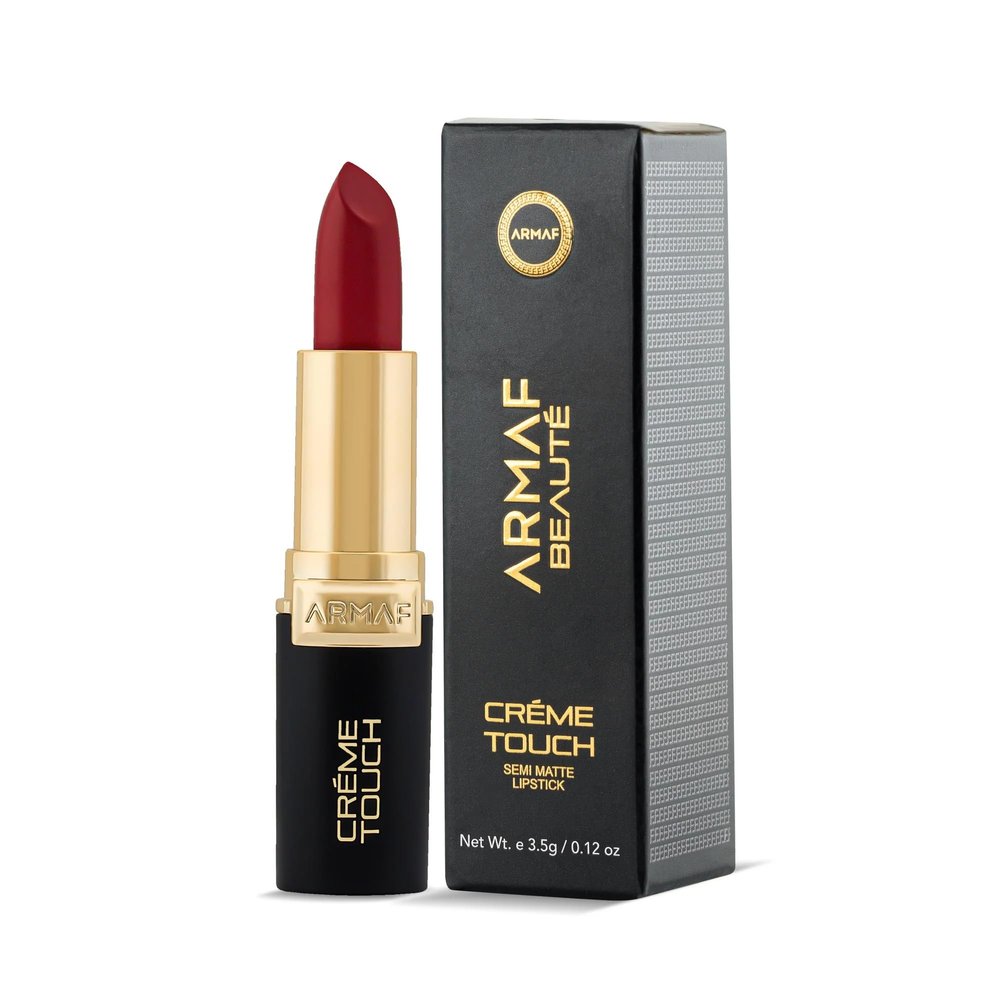 Armaf Beaut Crme Touch Bullet Lipstick - Matte Lipstick For Women, Enriched With Shea Butter | Cordovan