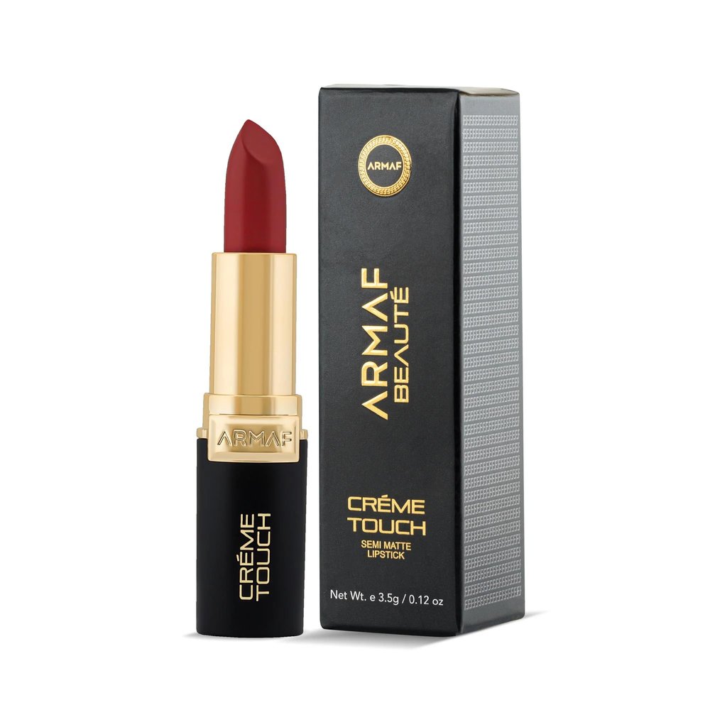 Armaf Beaut Crme Touch Bullet Lipstick - Matte Lipstick For Women, Enriched With Shea Butter | Rosy Finch