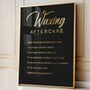 NATVVA 3 Pieces Art Prints Waxing Aftercare Body Waxing Poster Pictures Wax Procedure Sugaring Canvas Wall Painting for Beauty Treatment Waxing Salon Spa Decoration With Wooden Inner Frame view 4
