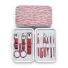 ZUIAI Nail Set Shiny Red Manicure Tool Set 10 Piece Beauty Manicure Tool Set, 12.4*7.5cm view 3